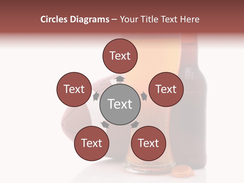 Beer Bottle Condensation Cutout PowerPoint Template