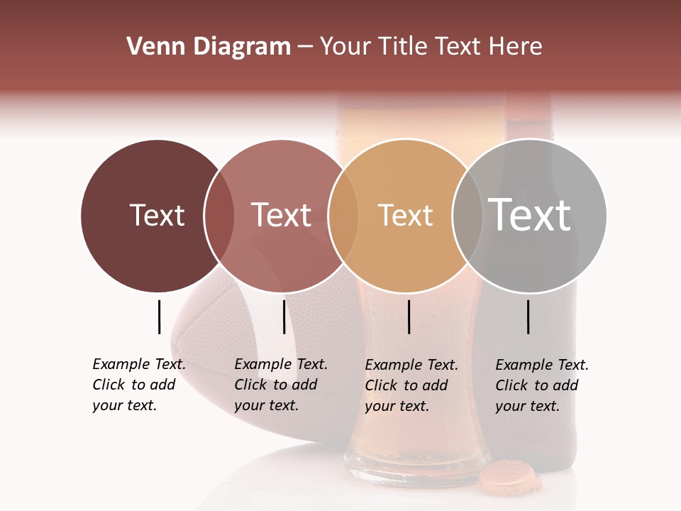 Beer Bottle Condensation Cutout PowerPoint Template