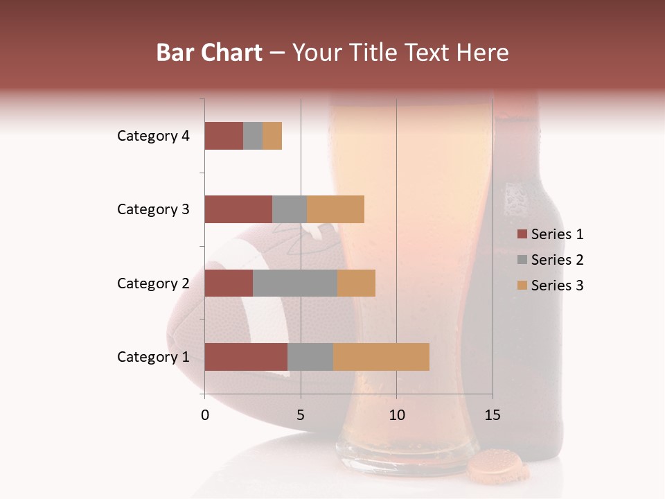 Beer Bottle Condensation Cutout PowerPoint Template