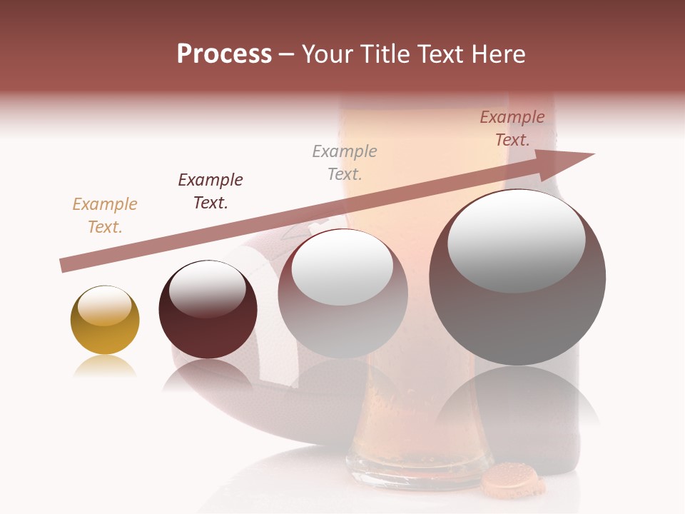 Beer Bottle Condensation Cutout PowerPoint Template