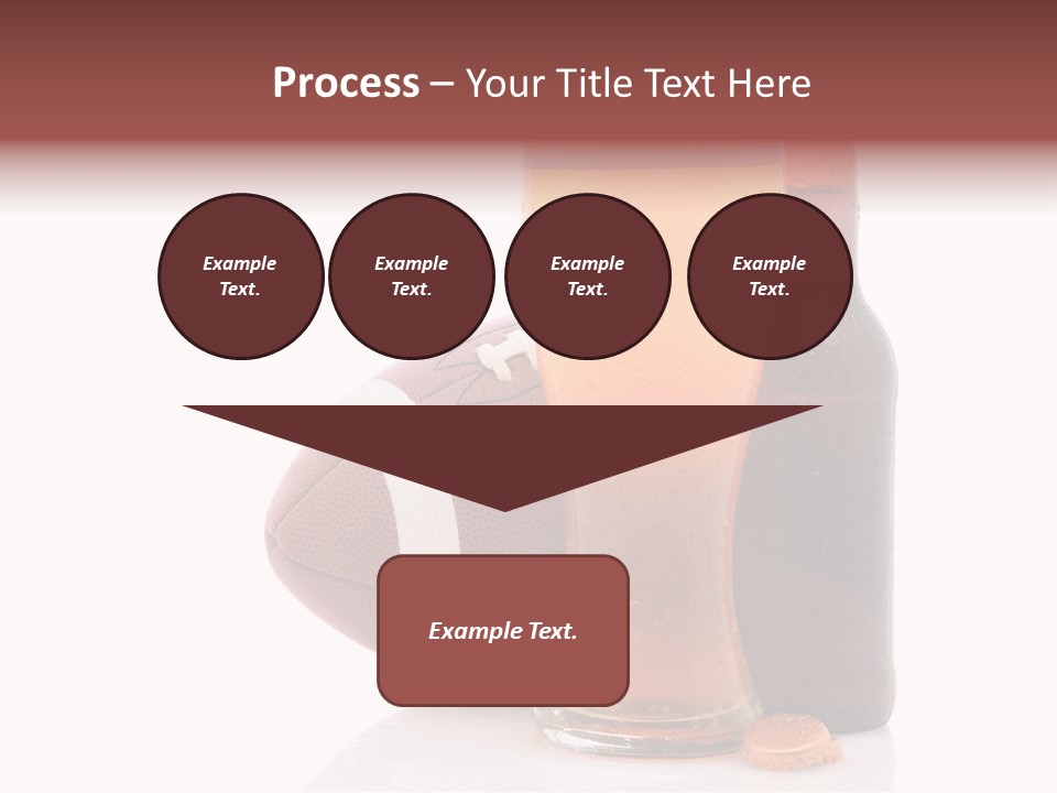 Beer Bottle Condensation Cutout PowerPoint Template