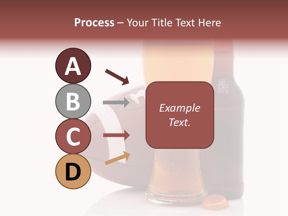 Beer Bottle Condensation Cutout PowerPoint Template