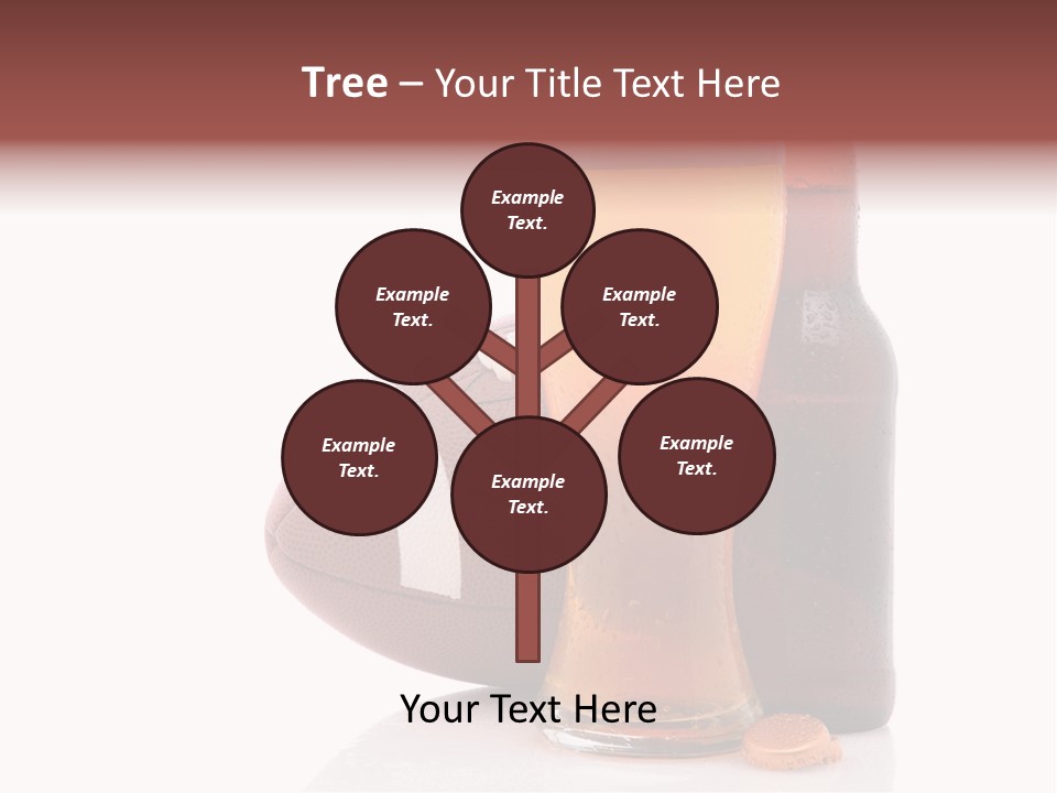 Beer Bottle Condensation Cutout PowerPoint Template