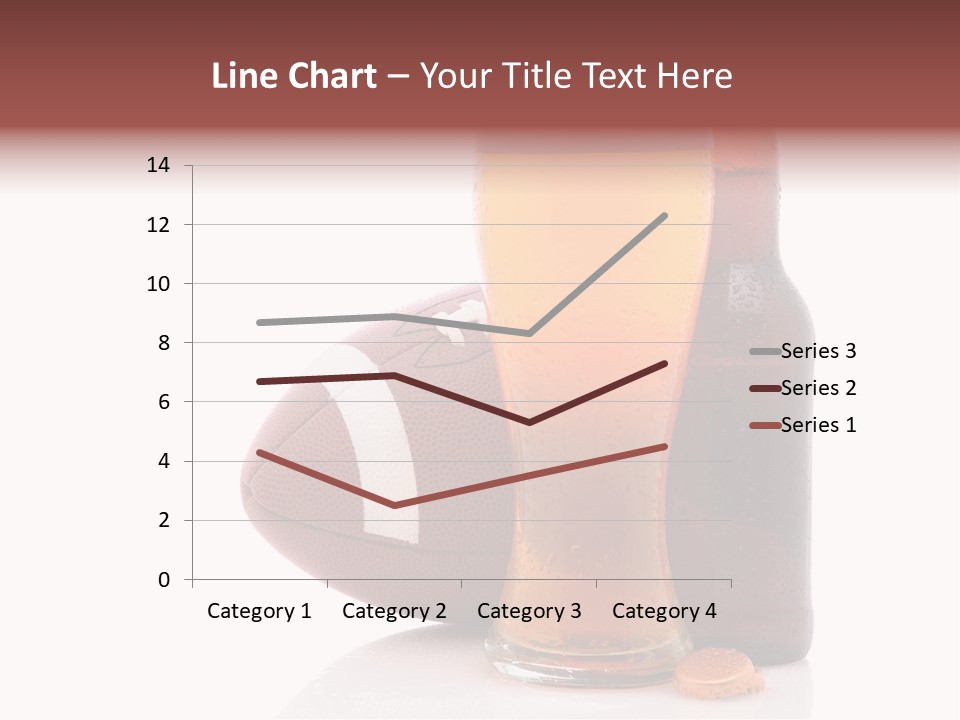 Beer Bottle Condensation Cutout PowerPoint Template