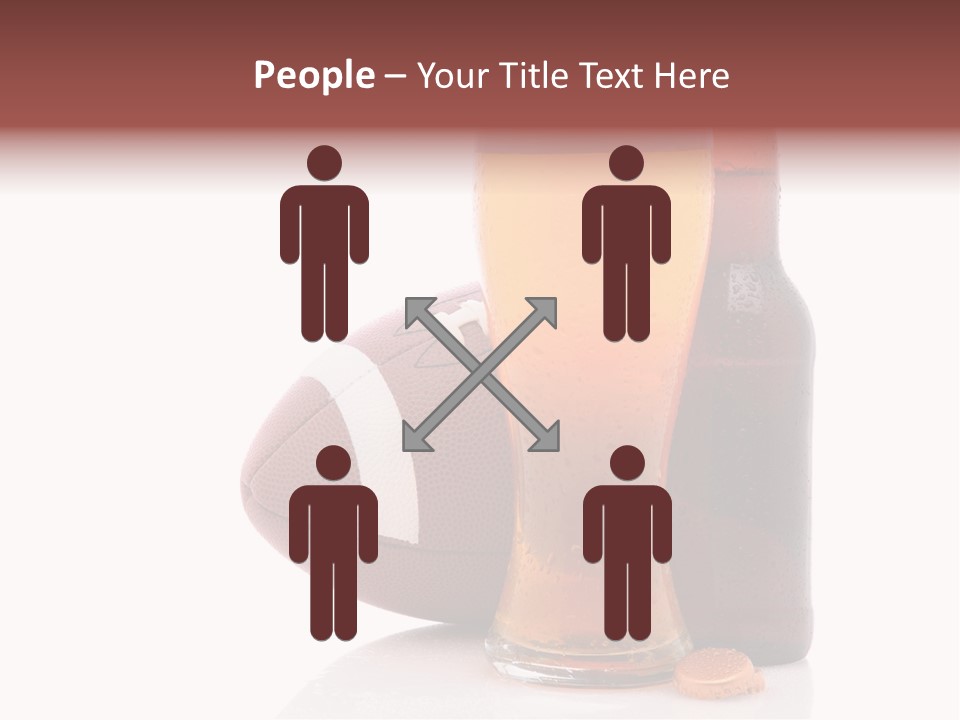 Beer Bottle Condensation Cutout PowerPoint Template
