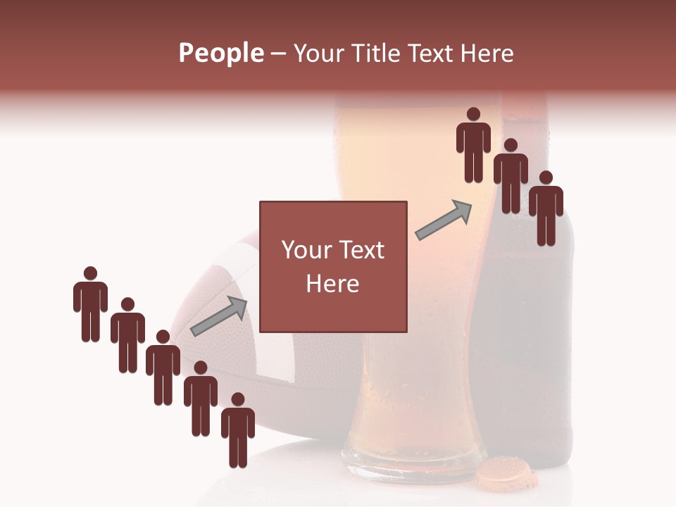 Beer Bottle Condensation Cutout PowerPoint Template