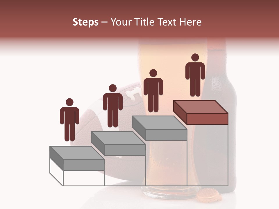 Beer Bottle Condensation Cutout PowerPoint Template