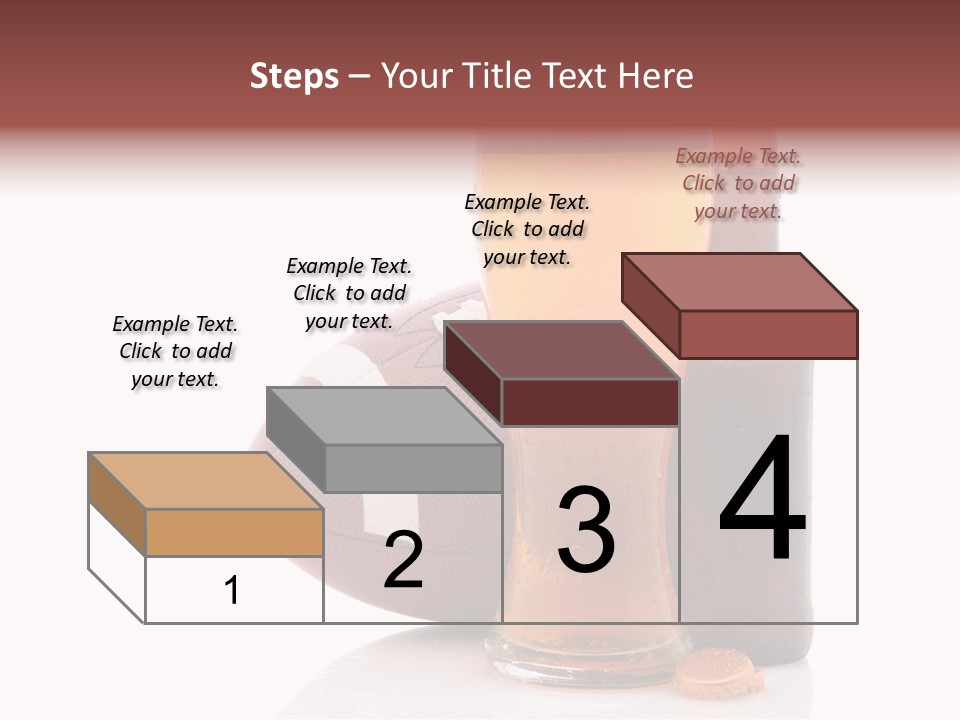 Beer Bottle Condensation Cutout PowerPoint Template