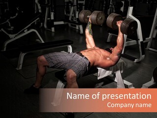 Gym  Fitness Center PowerPoint Template