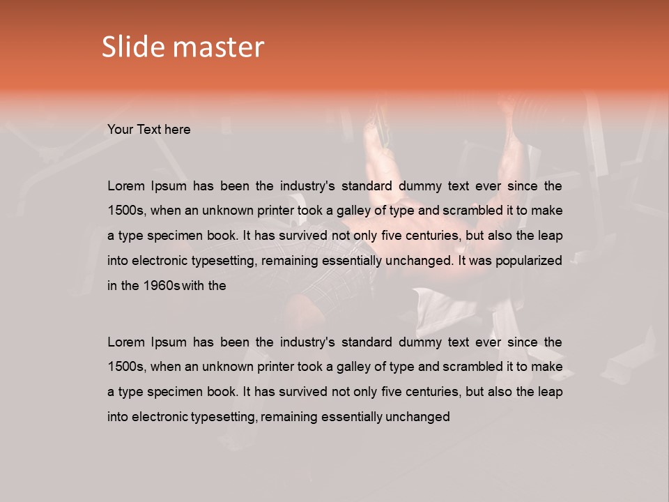 Gym  Fitness Center PowerPoint Template