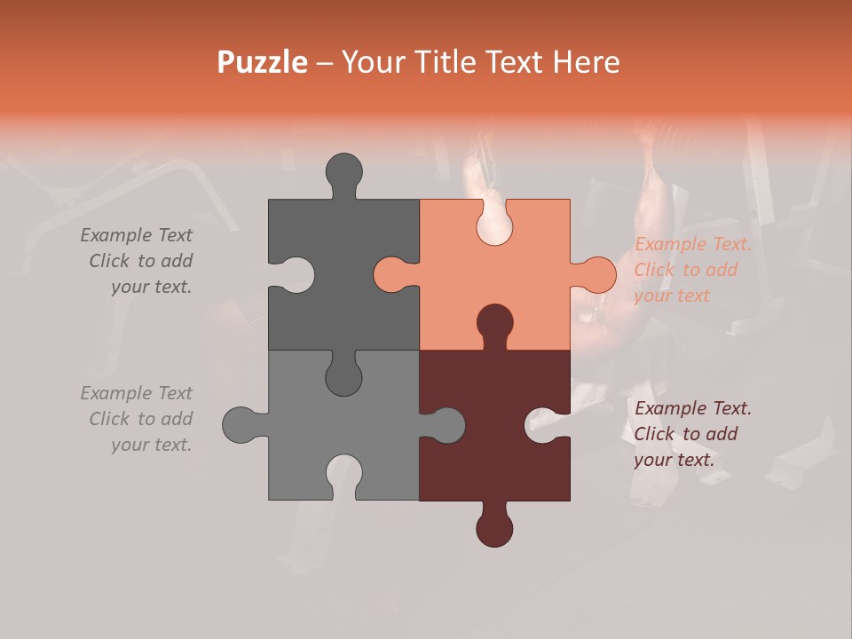 Gym  Fitness Center PowerPoint Template