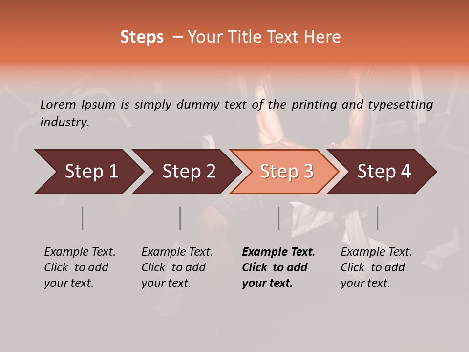 Gym  Fitness Center PowerPoint Template