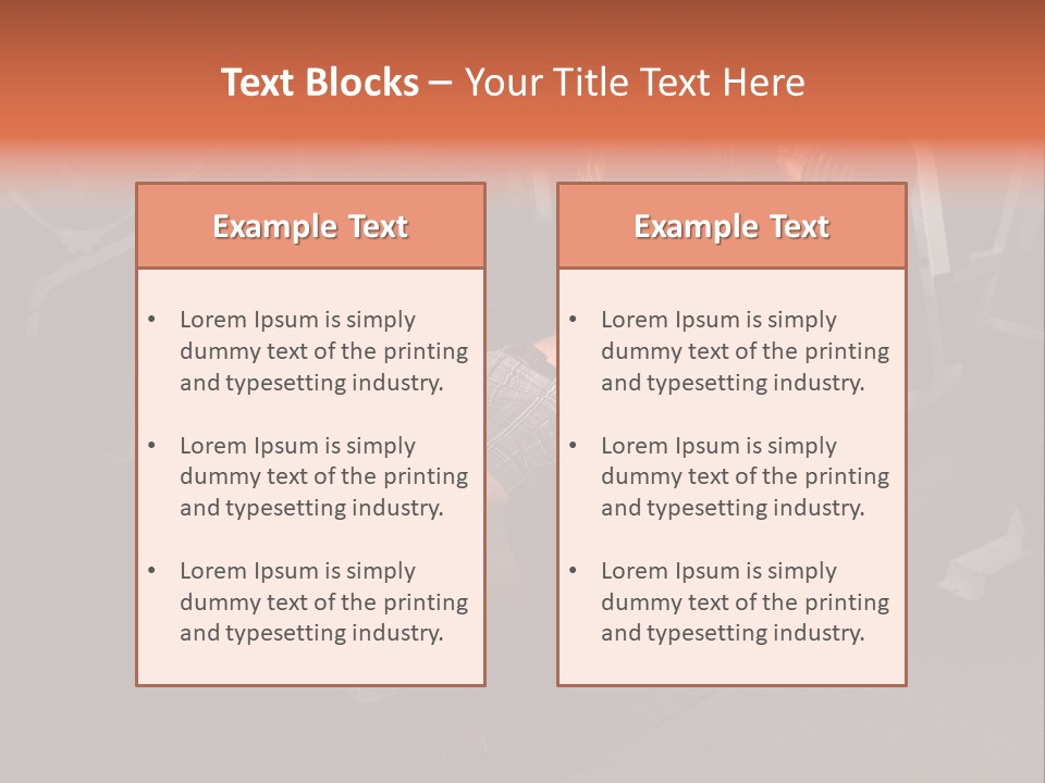 Gym  Fitness Center PowerPoint Template