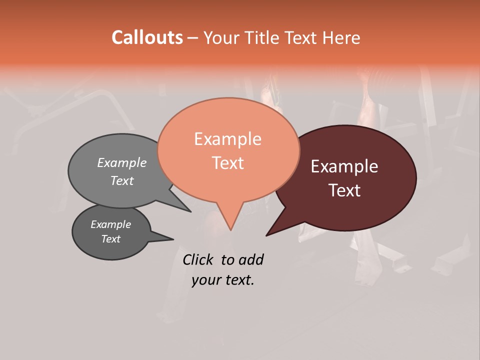 Gym  Fitness Center PowerPoint Template