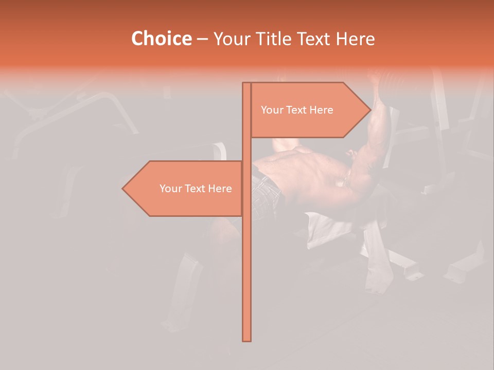 Gym  Fitness Center PowerPoint Template