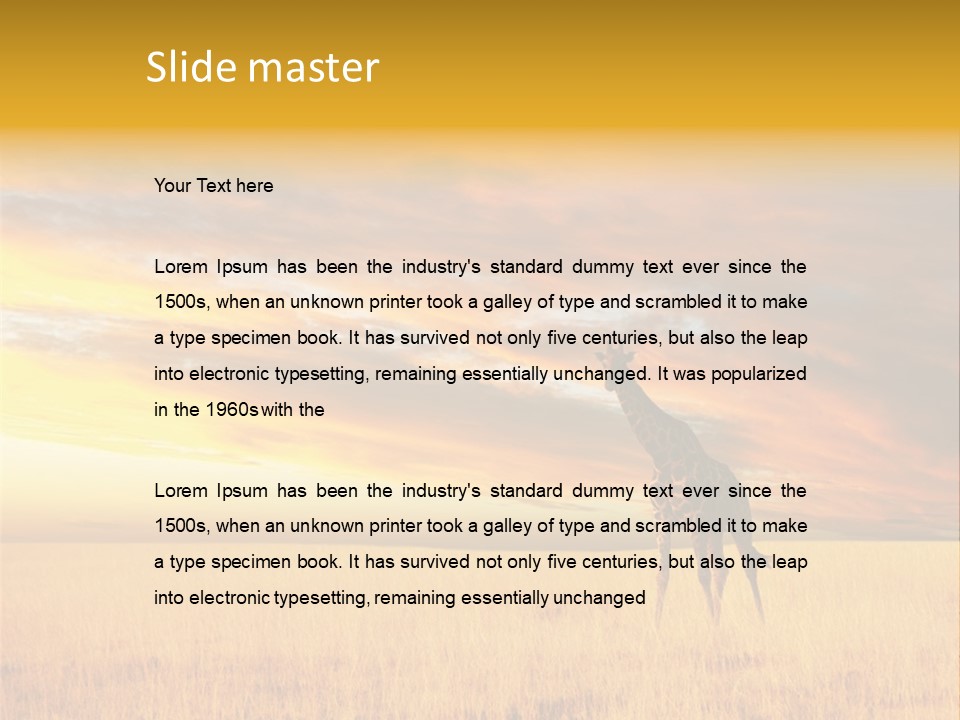 Nature Park Reticulated PowerPoint Template