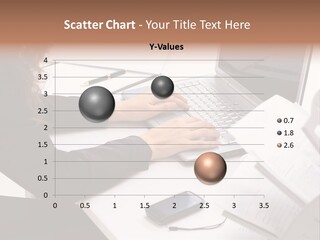 Closeup Busy Device PowerPoint Template