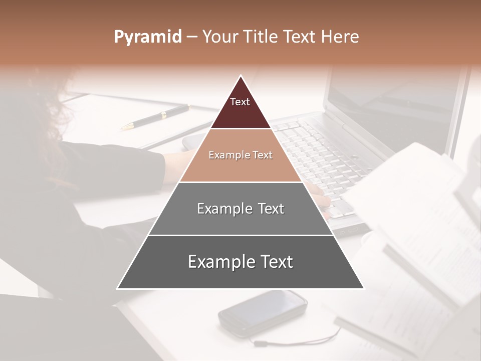 Closeup Busy Device PowerPoint Template