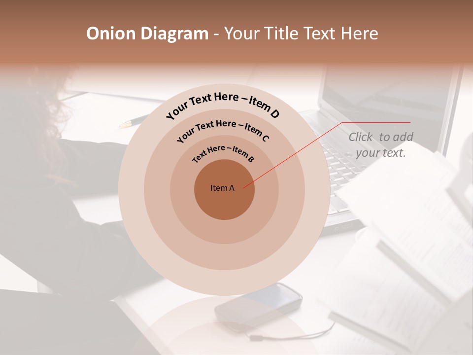 Closeup Busy Device PowerPoint Template