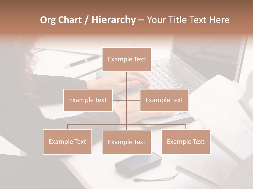 Closeup Busy Device PowerPoint Template