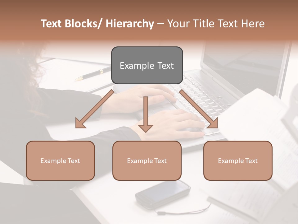 Closeup Busy Device PowerPoint Template