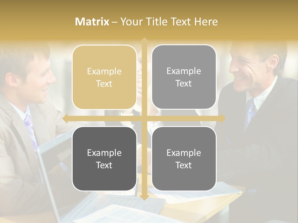 Coalition Gesture Altogether PowerPoint Template