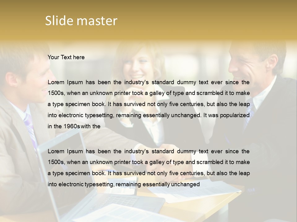 Coalition Gesture Altogether PowerPoint Template