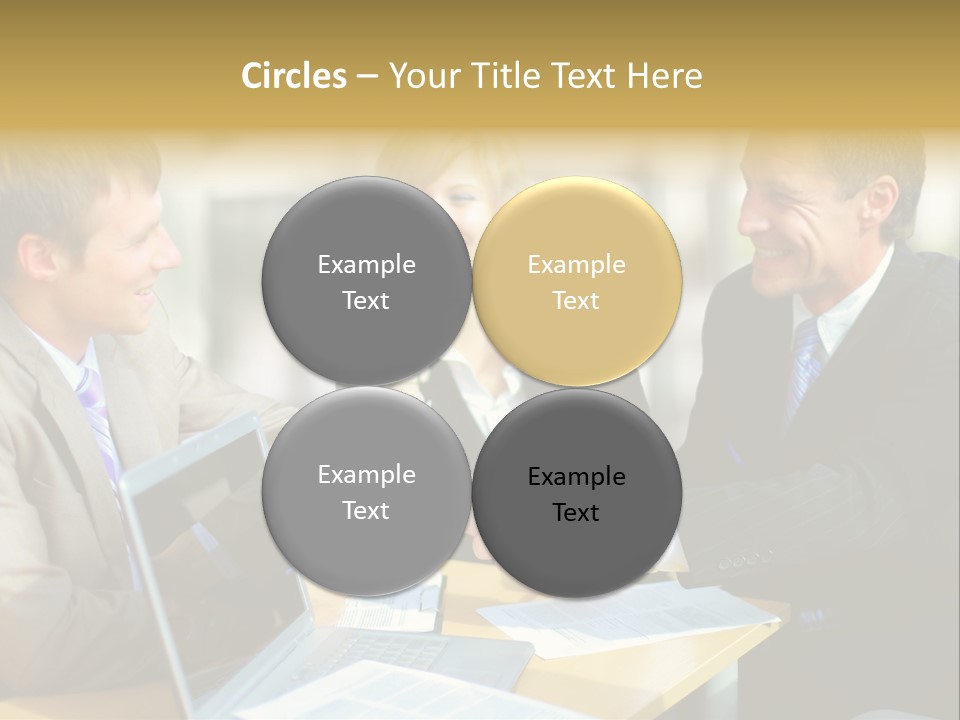 Coalition Gesture Altogether PowerPoint Template