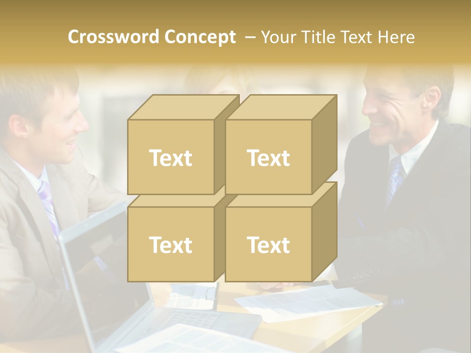 Coalition Gesture Altogether PowerPoint Template