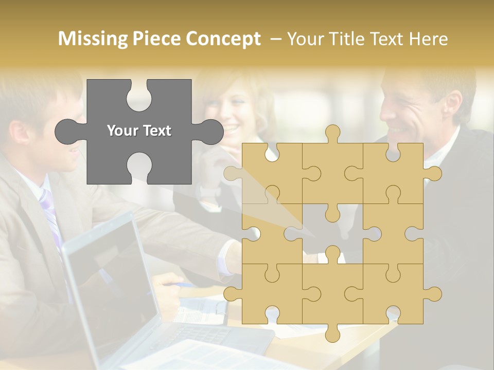 Coalition Gesture Altogether PowerPoint Template