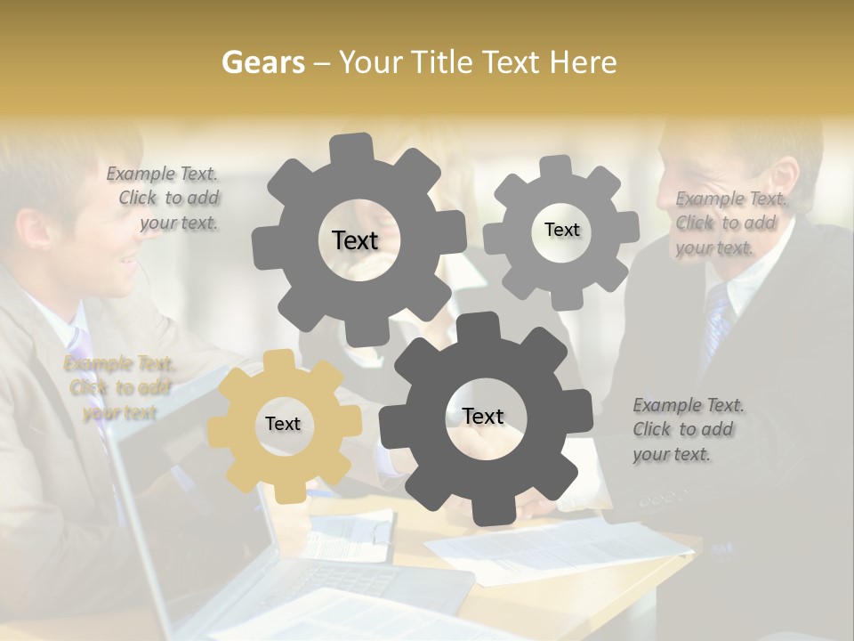 Coalition Gesture Altogether PowerPoint Template