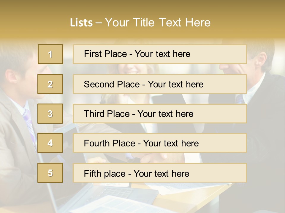 Coalition Gesture Altogether PowerPoint Template