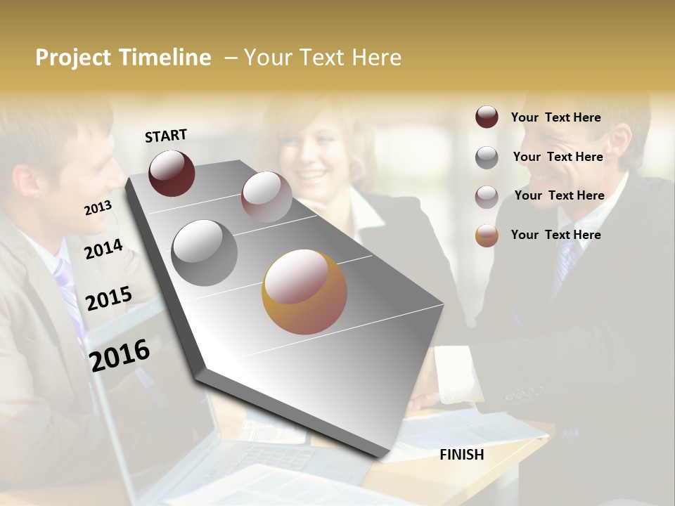Coalition Gesture Altogether PowerPoint Template