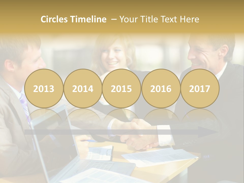 Coalition Gesture Altogether PowerPoint Template