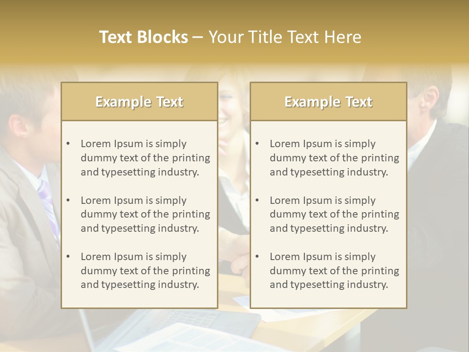 Coalition Gesture Altogether PowerPoint Template
