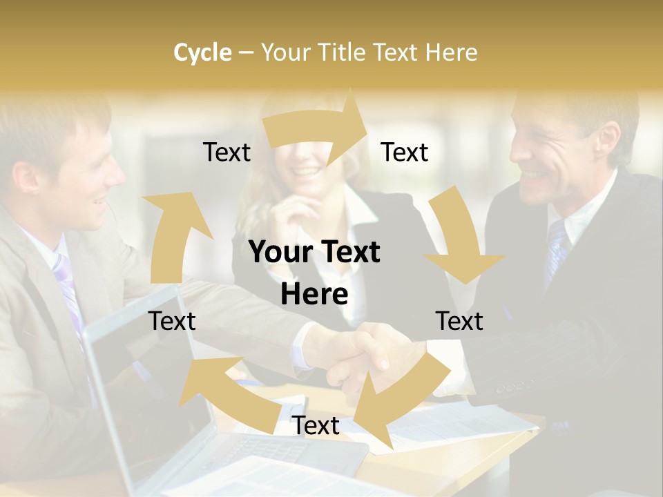 Coalition Gesture Altogether PowerPoint Template