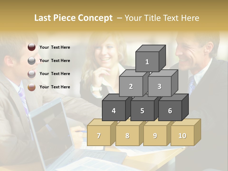 Coalition Gesture Altogether PowerPoint Template