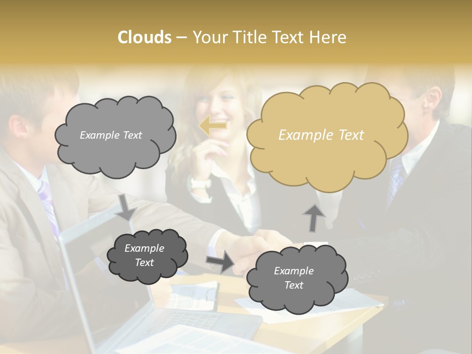Coalition Gesture Altogether PowerPoint Template