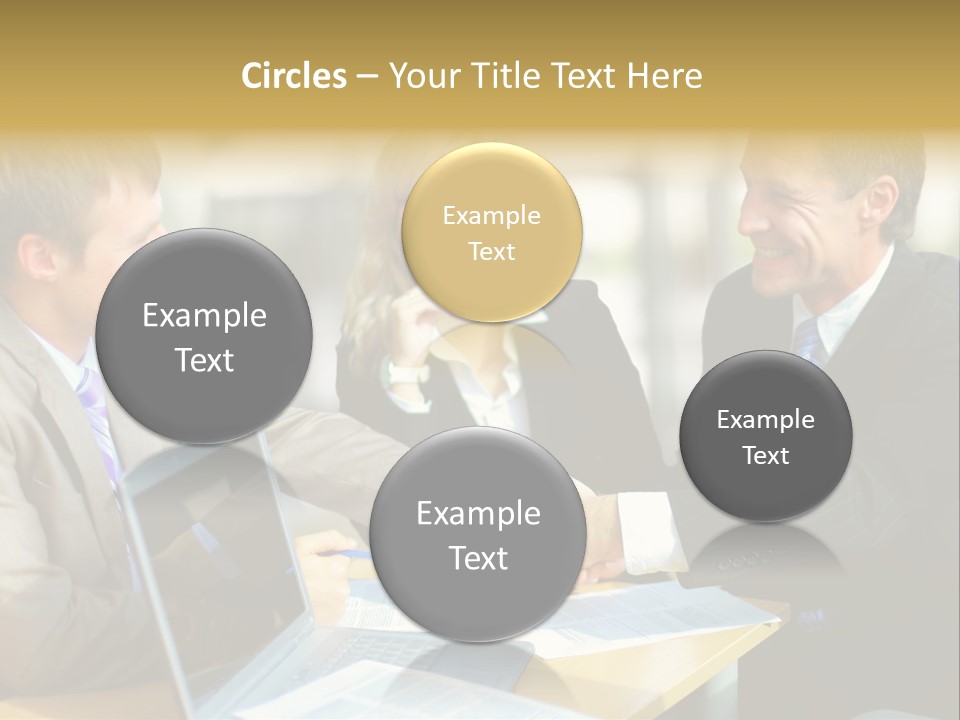 Coalition Gesture Altogether PowerPoint Template
