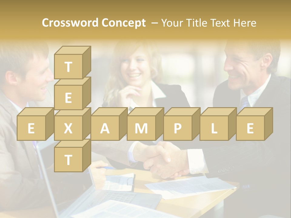 Coalition Gesture Altogether PowerPoint Template