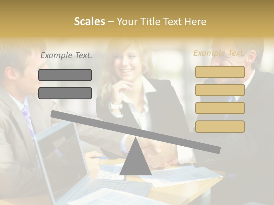 Coalition Gesture Altogether PowerPoint Template