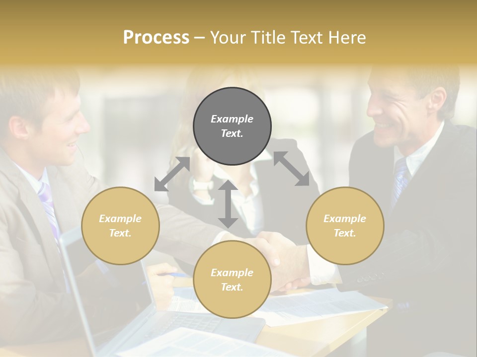 Coalition Gesture Altogether PowerPoint Template
