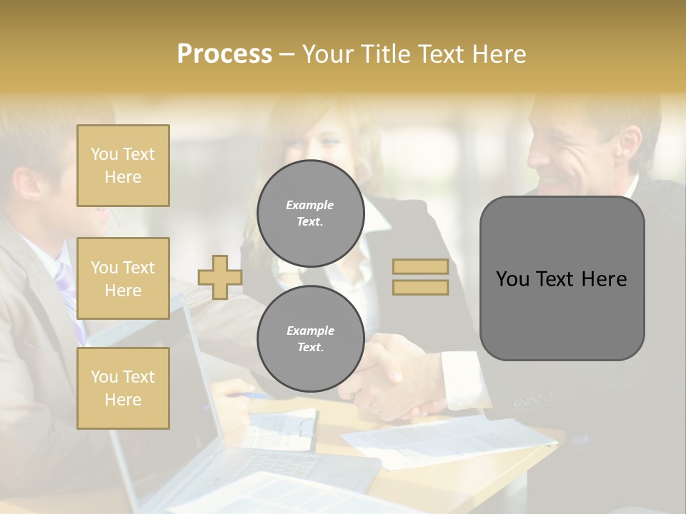 Coalition Gesture Altogether PowerPoint Template