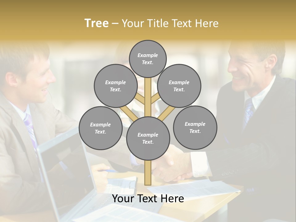 Coalition Gesture Altogether PowerPoint Template
