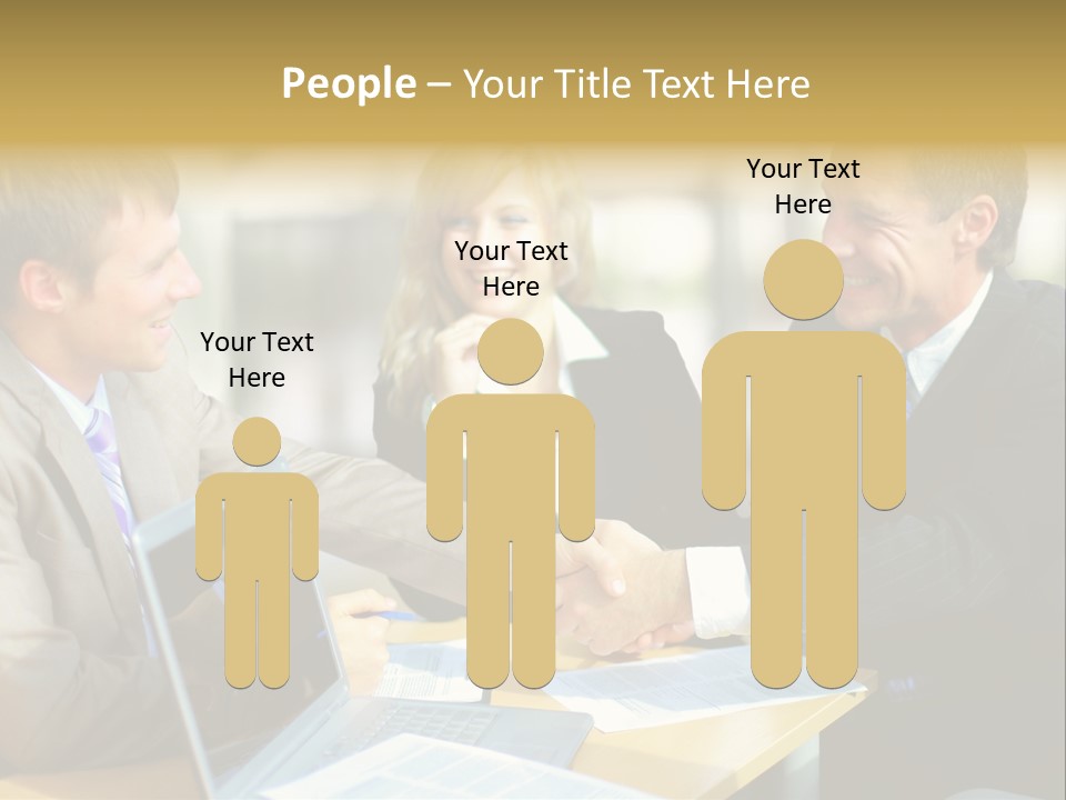 Coalition Gesture Altogether PowerPoint Template