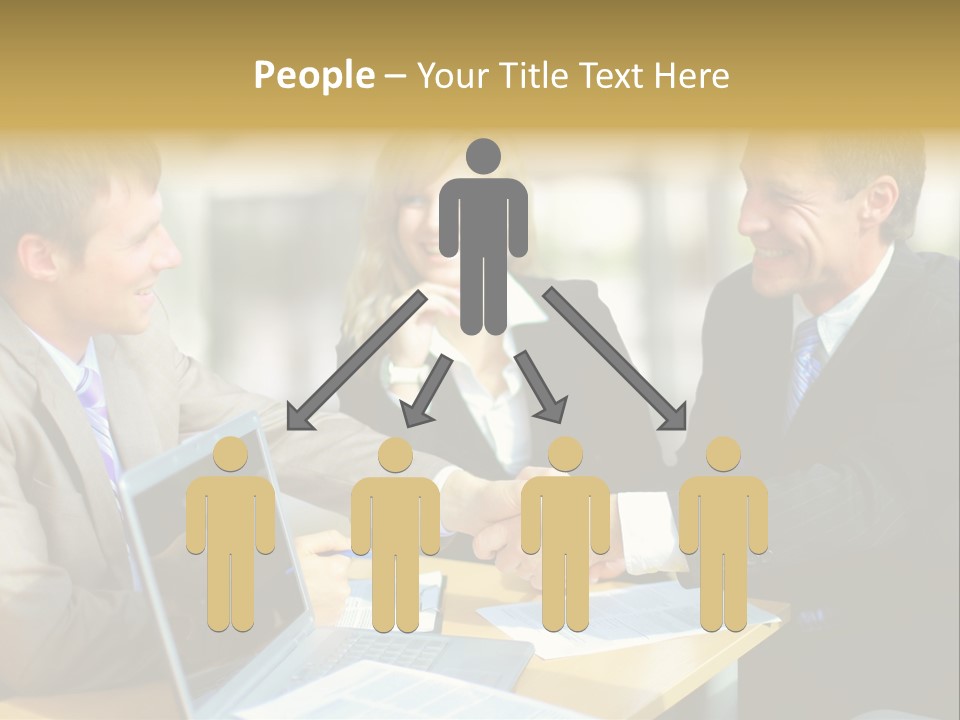 Coalition Gesture Altogether PowerPoint Template