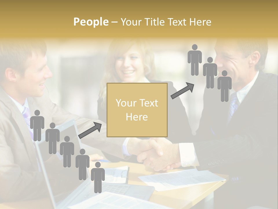 Coalition Gesture Altogether PowerPoint Template