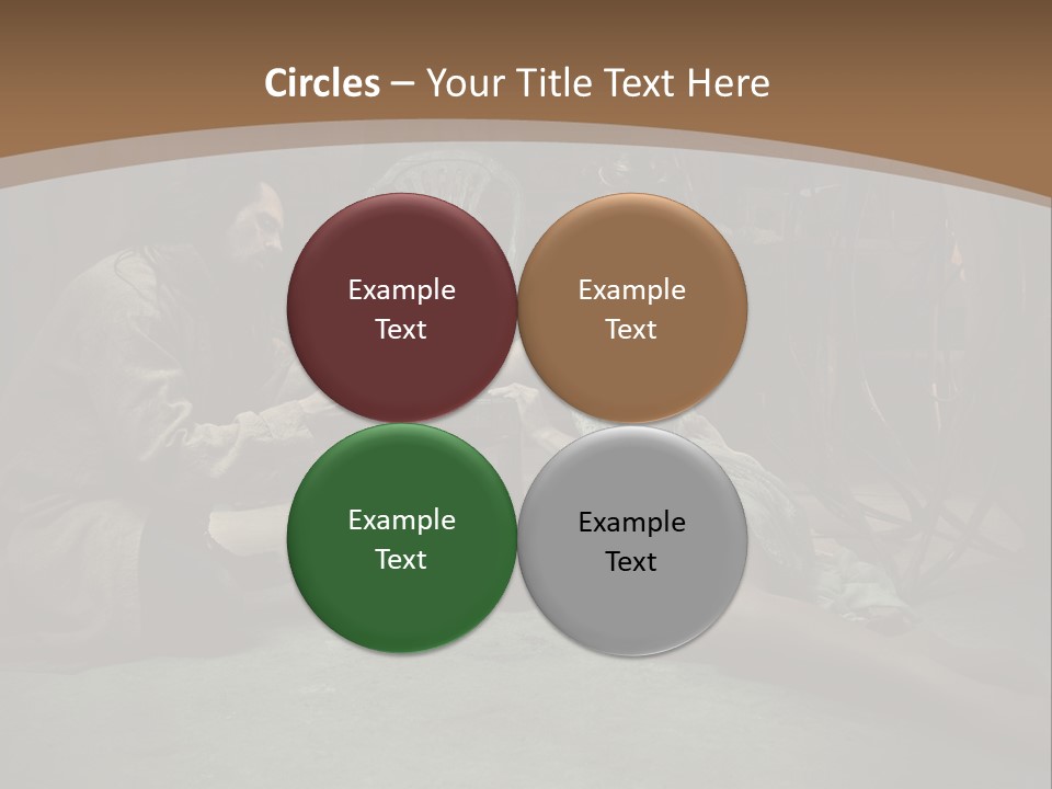 Posing Fashion Relationship PowerPoint Template