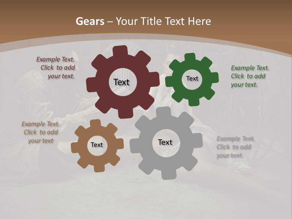 Posing Fashion Relationship PowerPoint Template