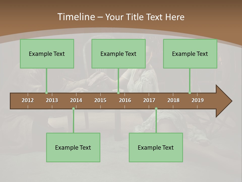 Posing Fashion Relationship PowerPoint Template